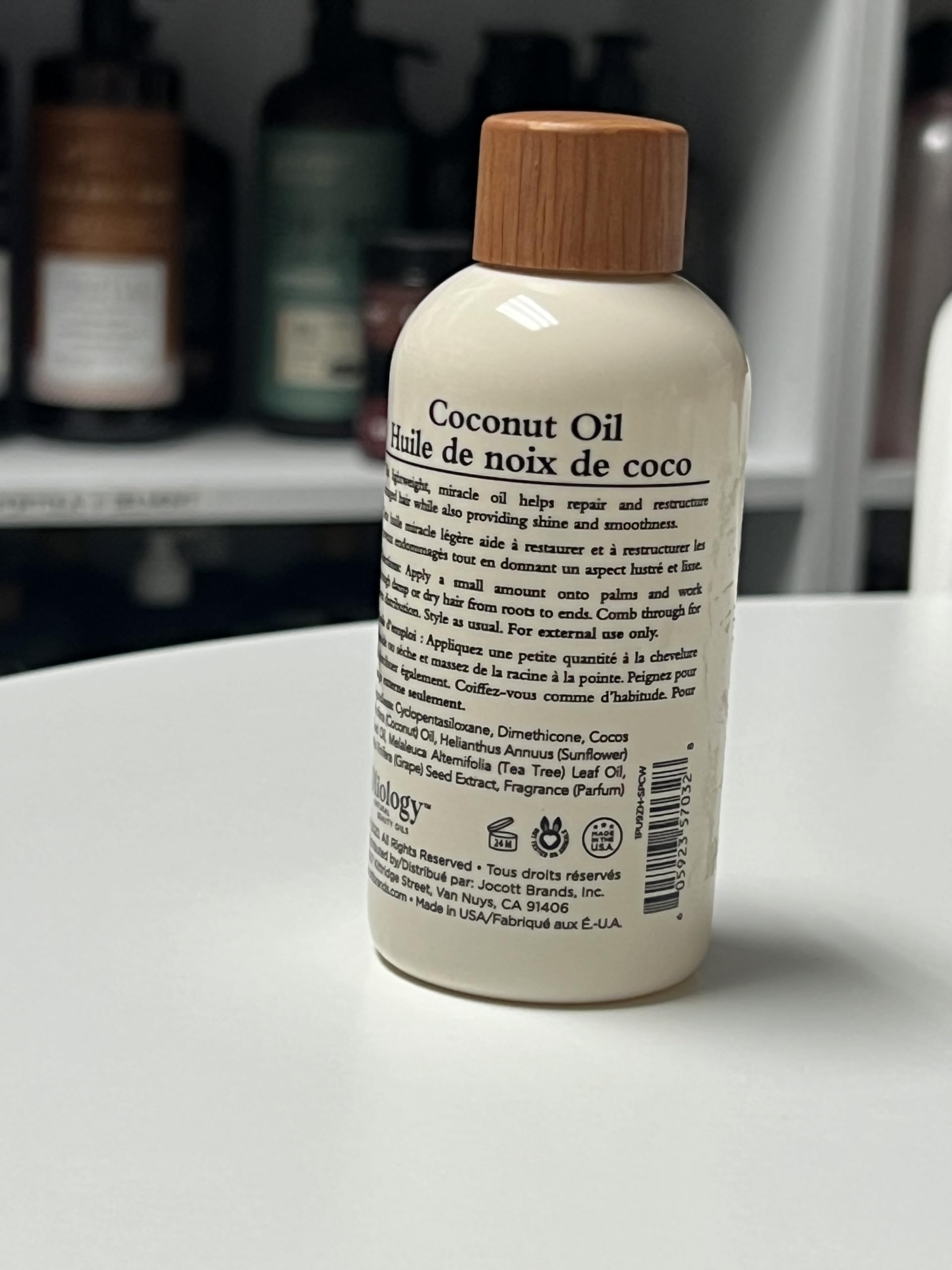 Oliology Coconut Oil Hair Oil, 4 Oz